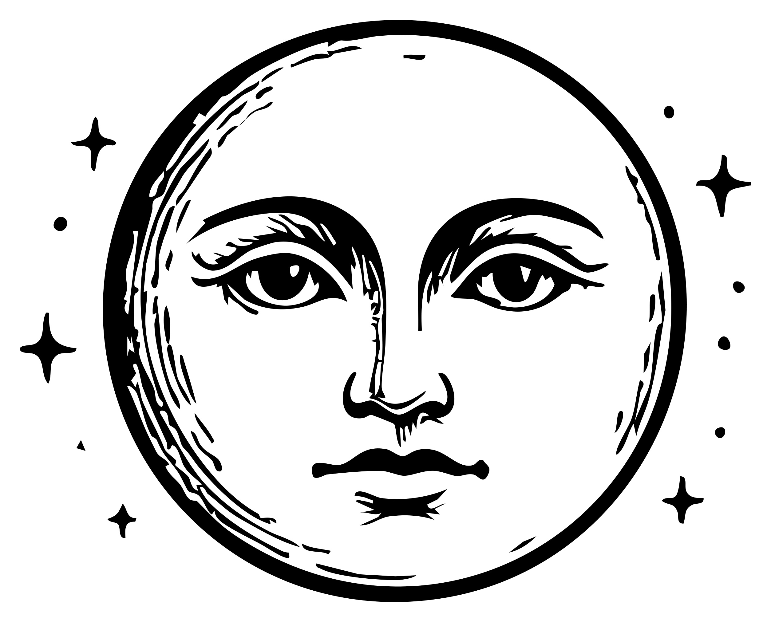 vector afbeelding volle maan