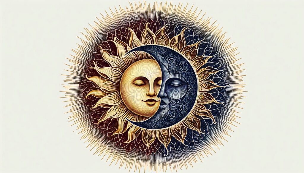 Sun and Moon together